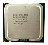 Процессор (CPU) Intel Pentium E5500 2 ядра, 2,8 Ггц сокет 775 б/у