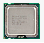 Процессор (CPU) Intel Core2 Duo E6550 2 ядра, 2,33 Ггц сокет 775 б/у