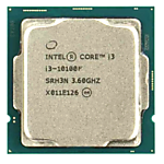 Процессор (CPU) Intel i3-10100F 4 ядра 8 потоков 4,3 Ггц сокет 1200 б/у