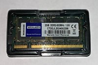 Оперативная память ноут Weilaidi 2 GB DDR2 800 Mhz