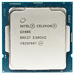 Процессор (CPU) Intel Celeron G5905 2 ядра 2 потока 3,5 Ггц сокет 1200 б/у