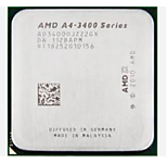 Процессор (CPU) AMD A4-3400 4 ядра, 2.7 Ггц, сокет FM1 б/у