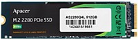 SSD Apacer AS2280Q4L 512 Gb M.2 NVMe PCIe Gen4 x4 б/у